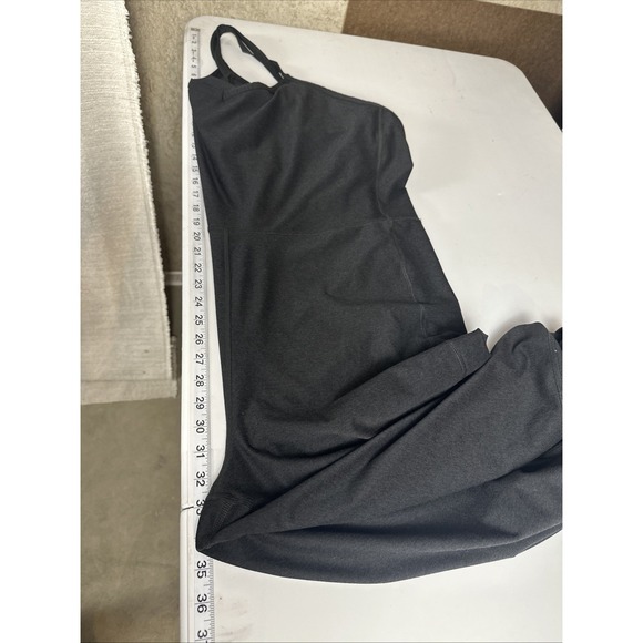 Old Navy Cloud+ Jumpsuit Size 3X Yoga Black Overall Stretch Built In Bra - Picture 12 of 13